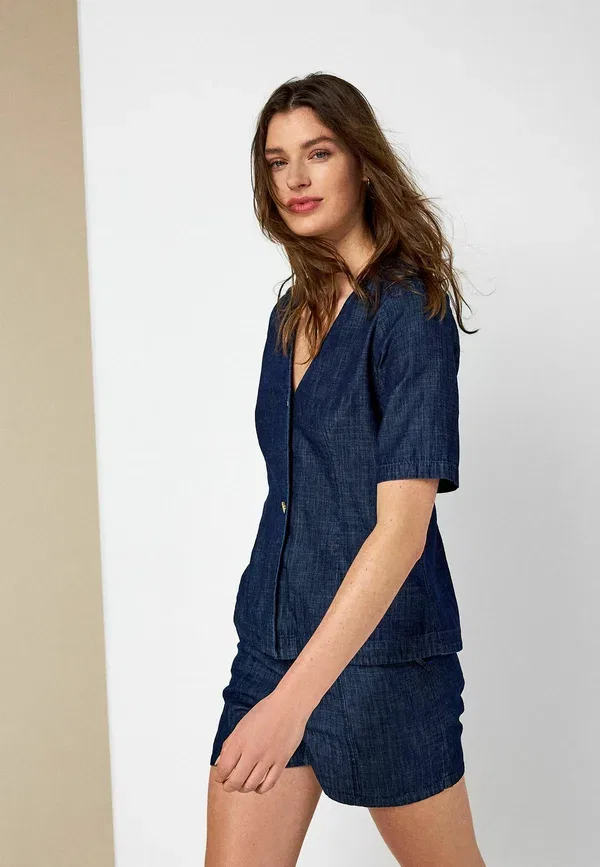 Топ-жилет с коротким рукавом Regular fit Next, rinse blue — фото 2