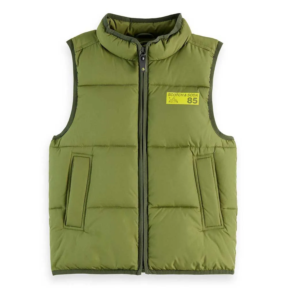 

Жилет Scotch & Soda Padded, зеленый