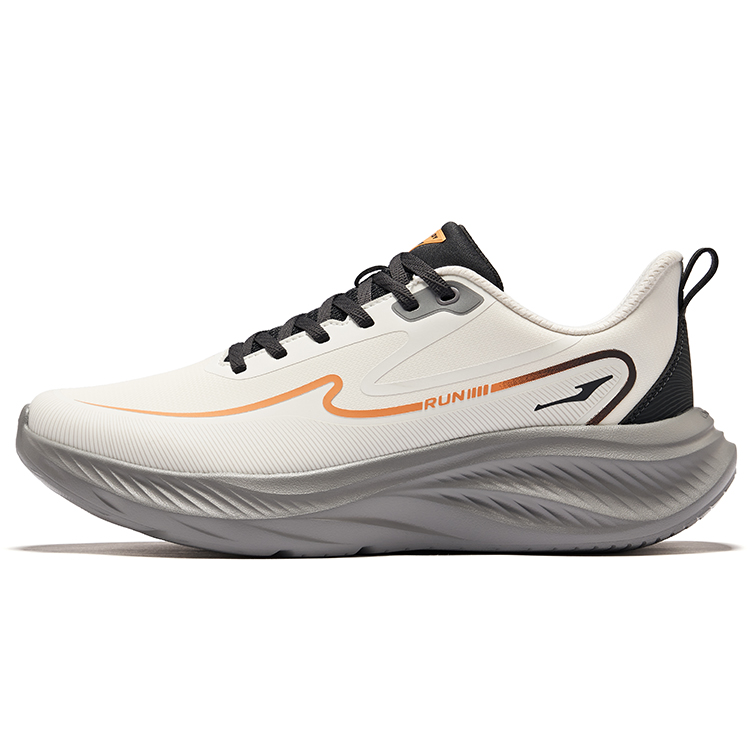 

Erke Кроссовки повседневные Shock Absorbers Rebound Low top мужские Microcrystal White Black Land, цвет Microcrystal White Black Land