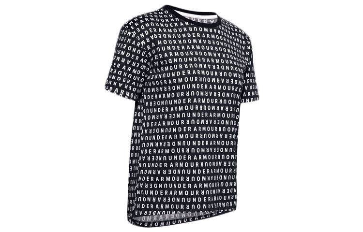 

Женская футболка Under Armour, цвет Black and white letters