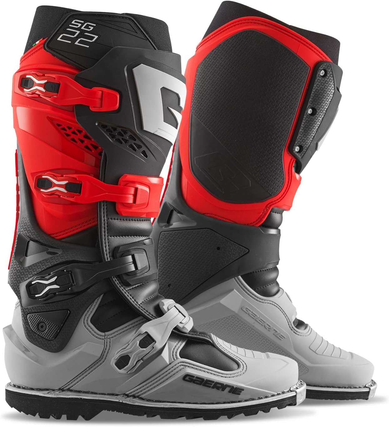 Мужские ботинки Gaerne SG22 Gore-Tex, черный/красный — фото 2
