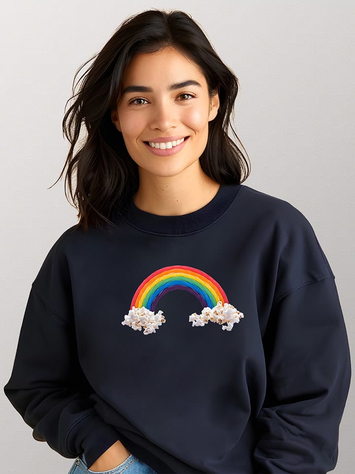 

Толстовка Candy rainbow WOOOP, темно-синий