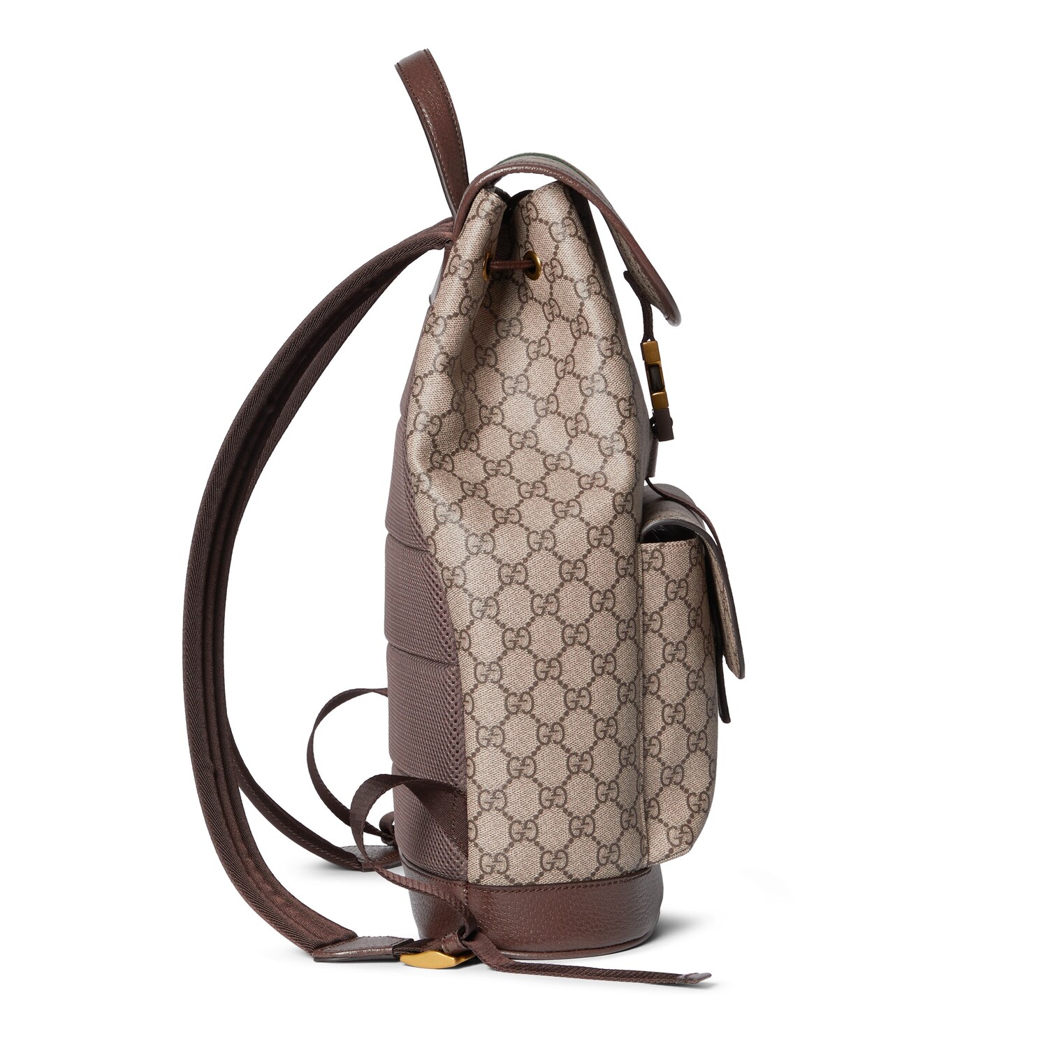 Рюкзак женский Gucci Ophidia Coated Fabric dark brown — фото 3