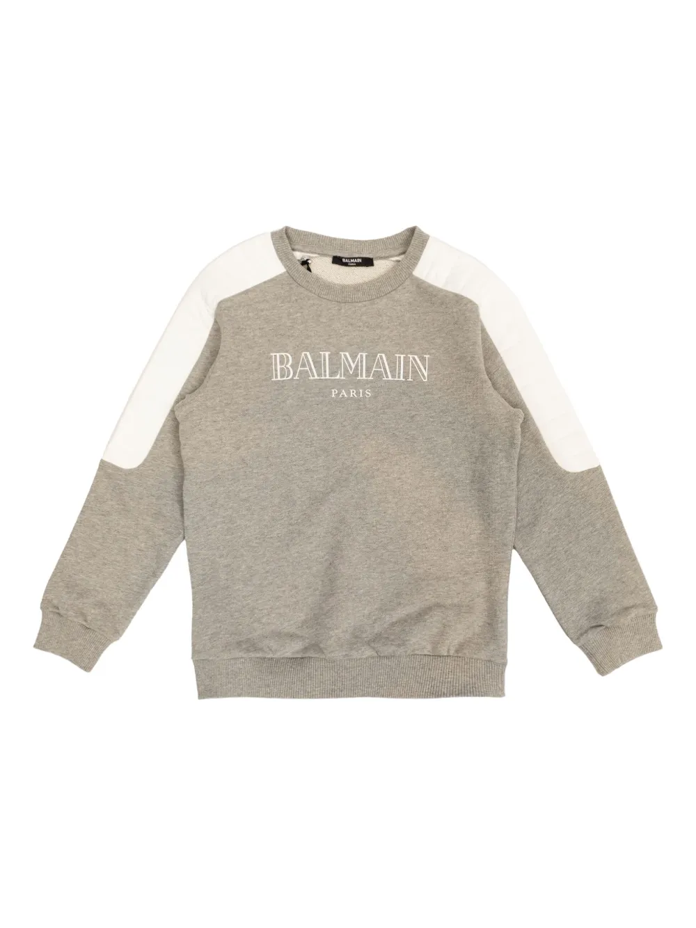 

Толстовка с логотипом Balmain Kids, серый