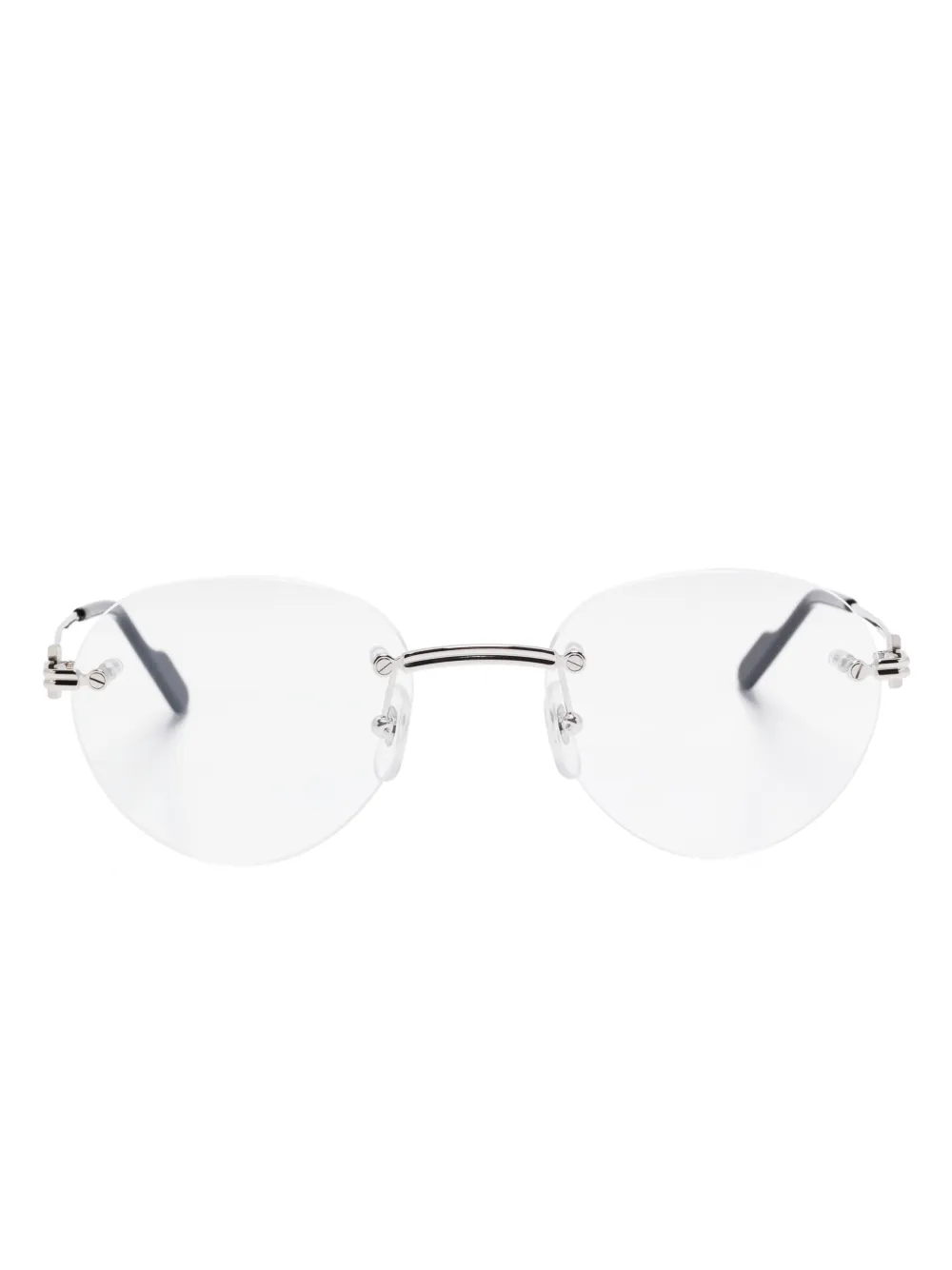 

Очки CT0514O Cartier Eyewear, серебяный