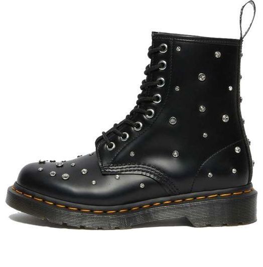 Ботинки Swarovski x Dr. Martens 1460 Martin Boots, черный