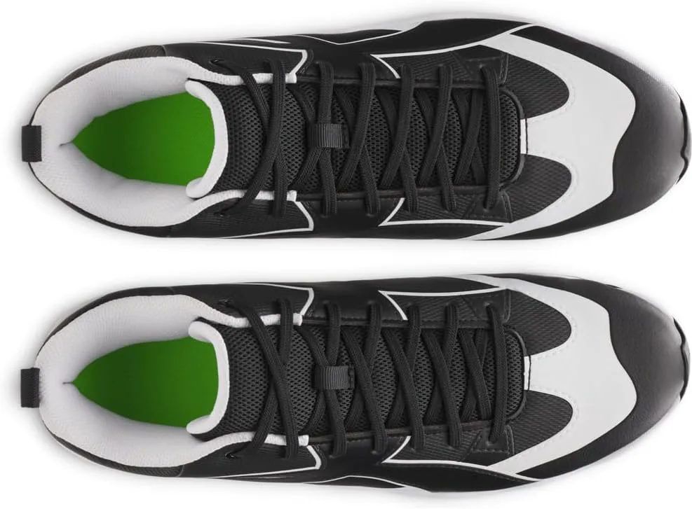 Бейсбольные бутсы Under Armour для мужчин Leadoff Icon Mid, черный — фото 4