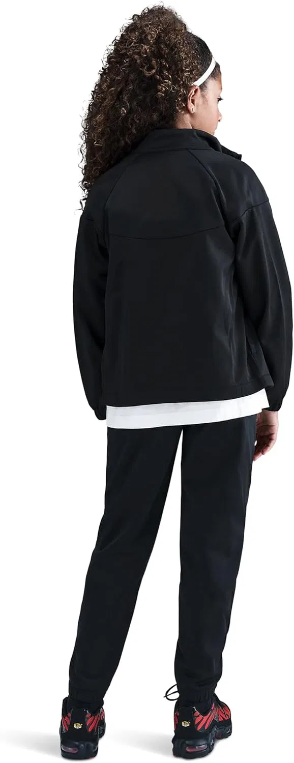 Спортивный костюм Nike Dri-FIT, куртка и брюки, Black/Black/White — фото 3