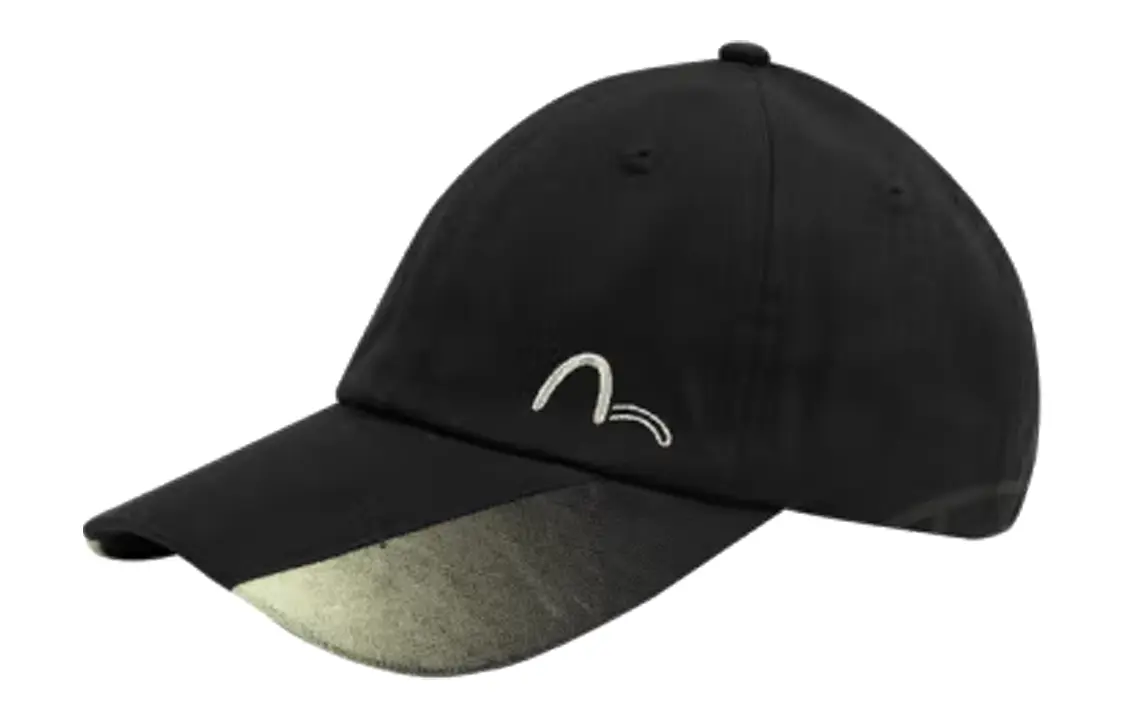 

Хлопковая бейсболка унисекс черная EVISU
