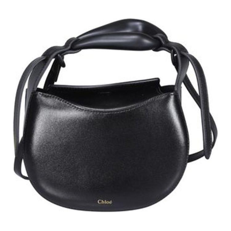 

Chloé Женская сумка Chloe из коровьей кожи, черная