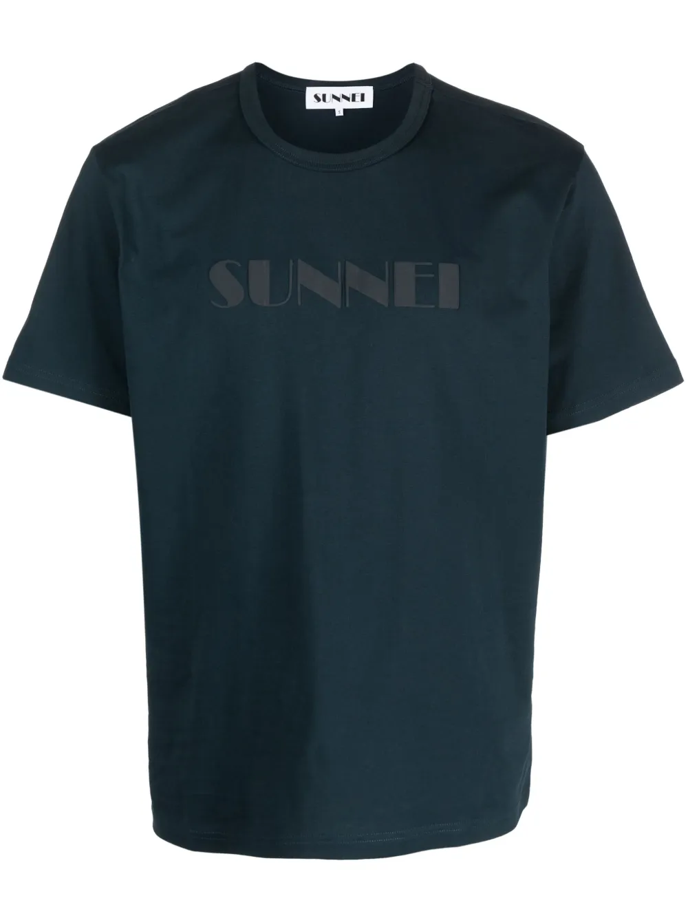 

Футболка из органического хлопка с логотипом Sunnei, синий