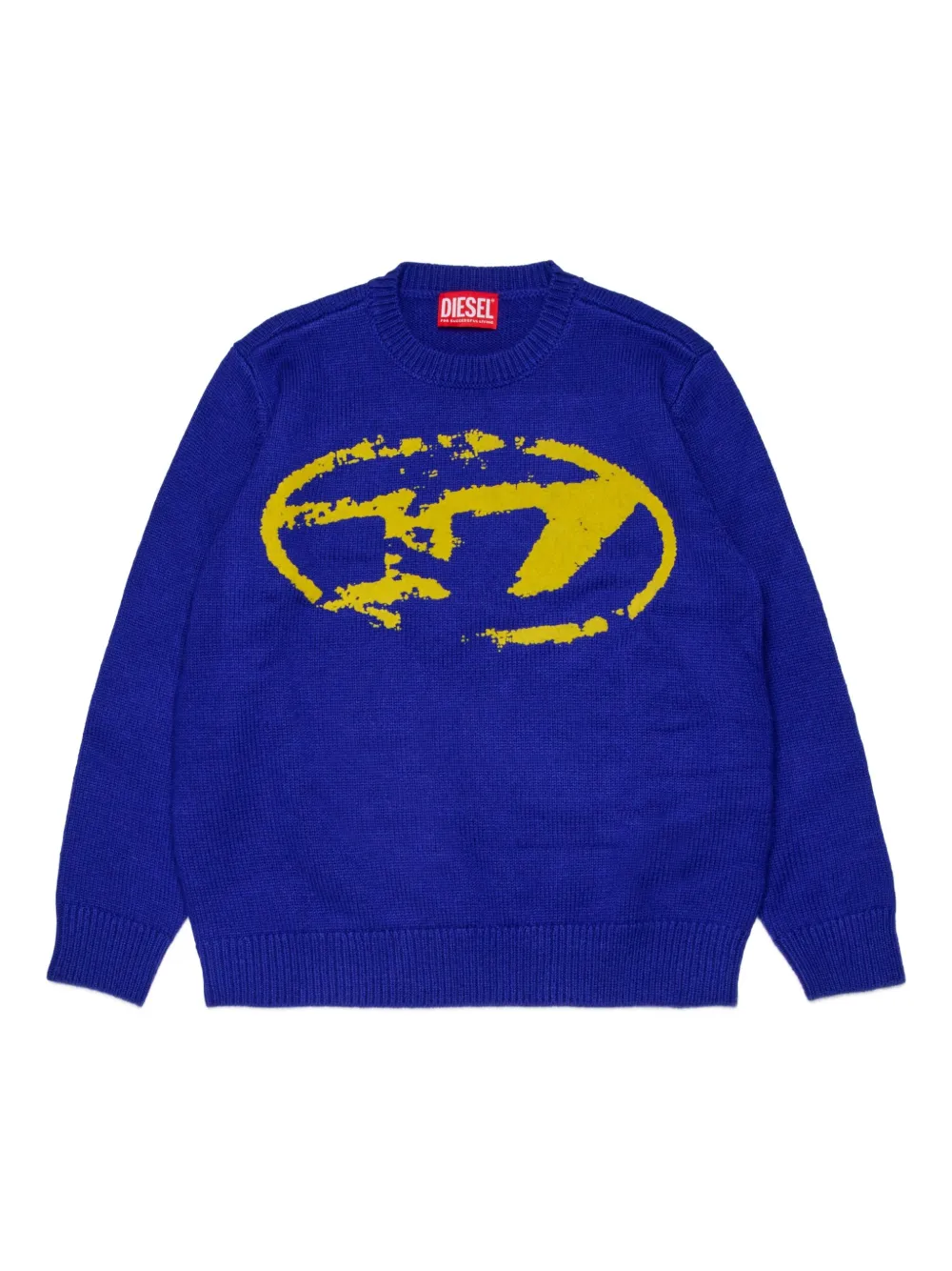 

Толстовка с вышитым логотипом Diesel Kids, синий