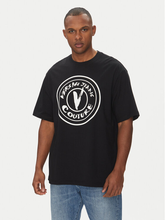 

Футболка обычного кроя 78GAHE08 Versace Jeans Couture, черный