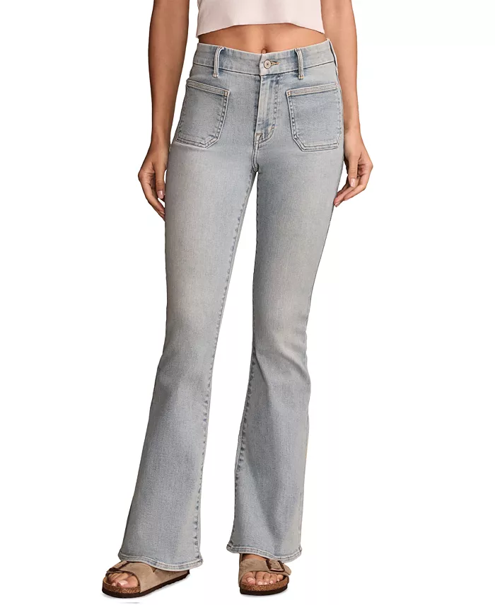 

Женские джинсы Stevie Flare-Leg с высокой талией Lucky Brand, синий