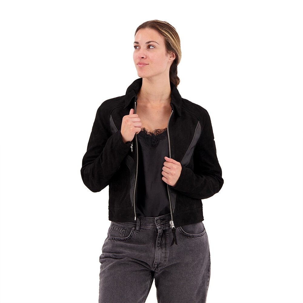 

Куртка Superdry Gig Leather, черный