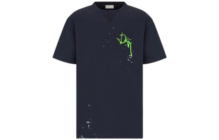 

Travis Scott Quarterly Новые продукты Футболка Мужская черная Dior, черный