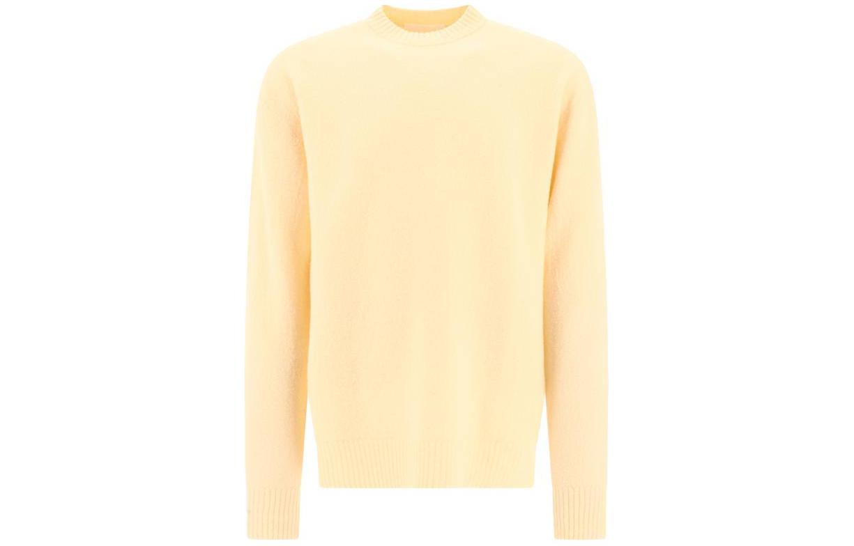 

JIL SANDER Вязаный свитер SS24 мужской желтый