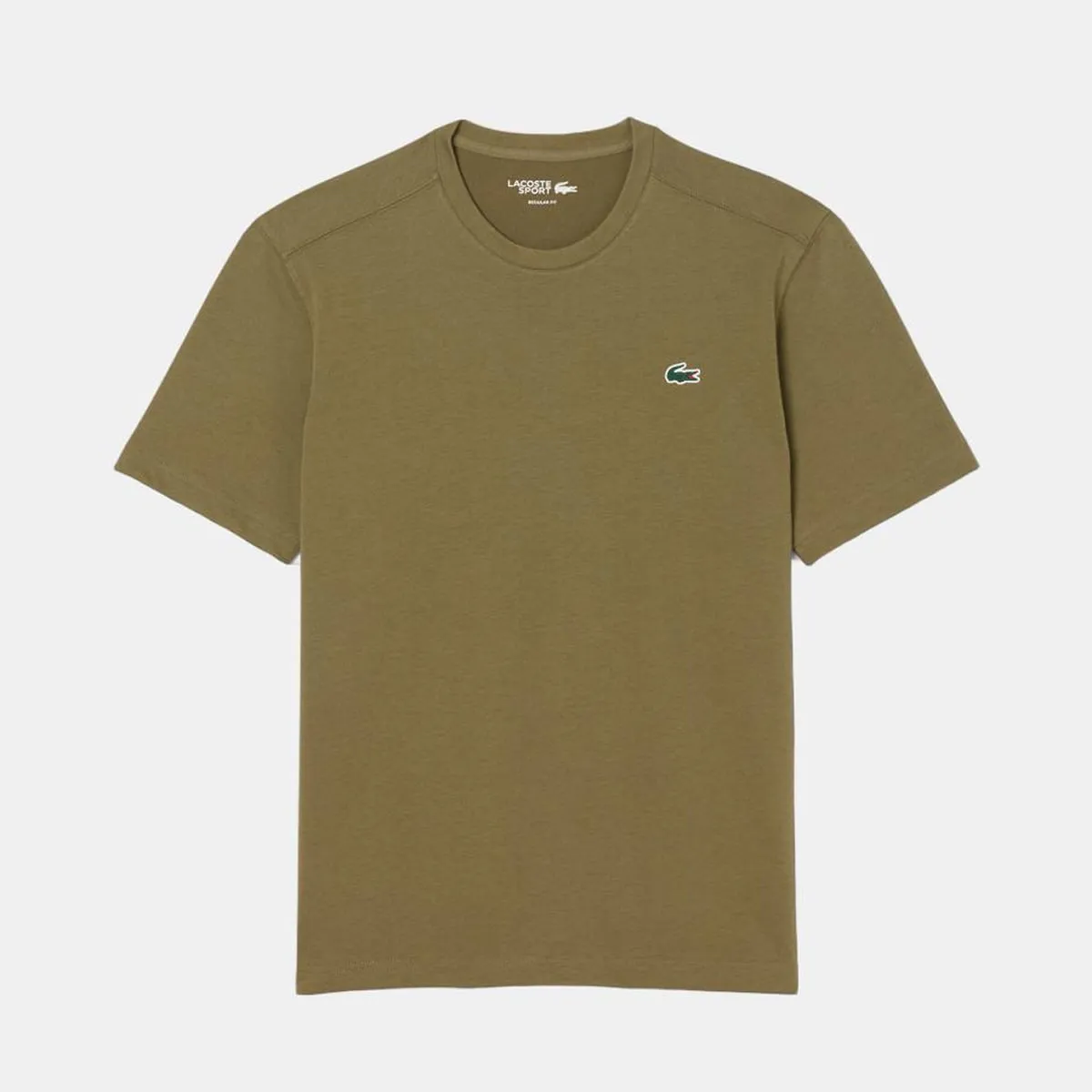 

Дышащая, ультрасухая спортивная футболка с круглым вырезом Lacoste, оливковый зеленый