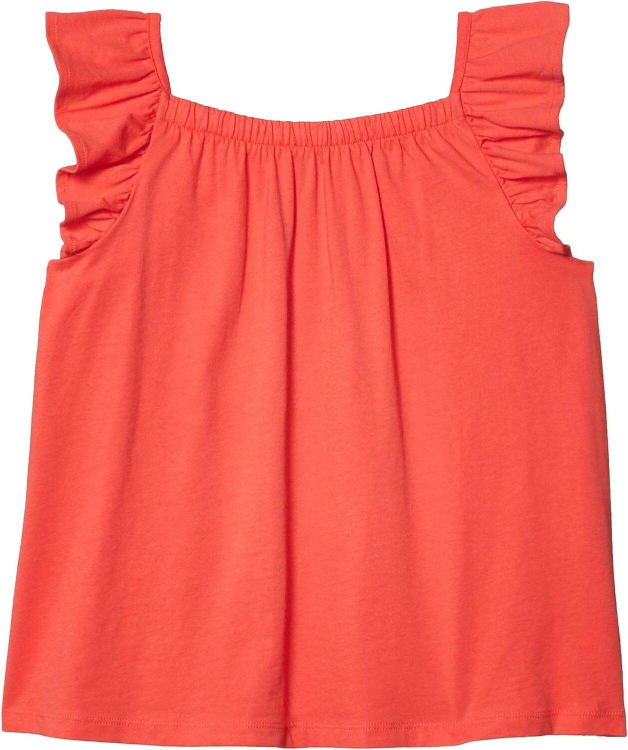 

Топ #4kids Essential Ruffle Cap Sleeve Tank Top, цвет Coral