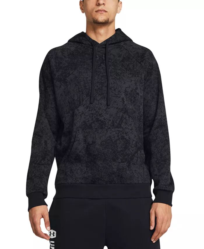 

Мужская флисовая толстовка с капюшоном Rival Camo Under Armour, черный