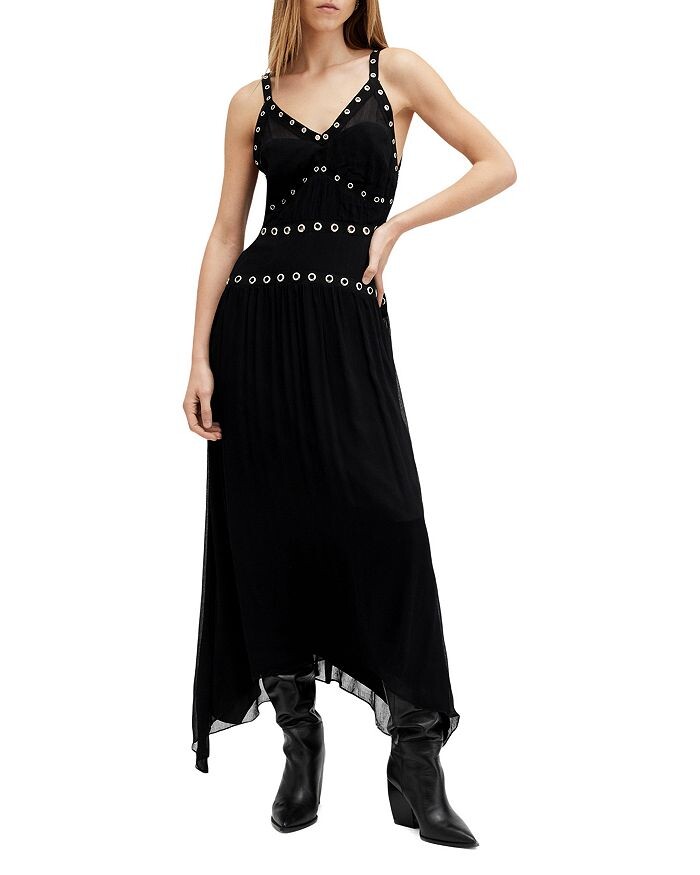 

Платье ALLSAINTS Zita, черный