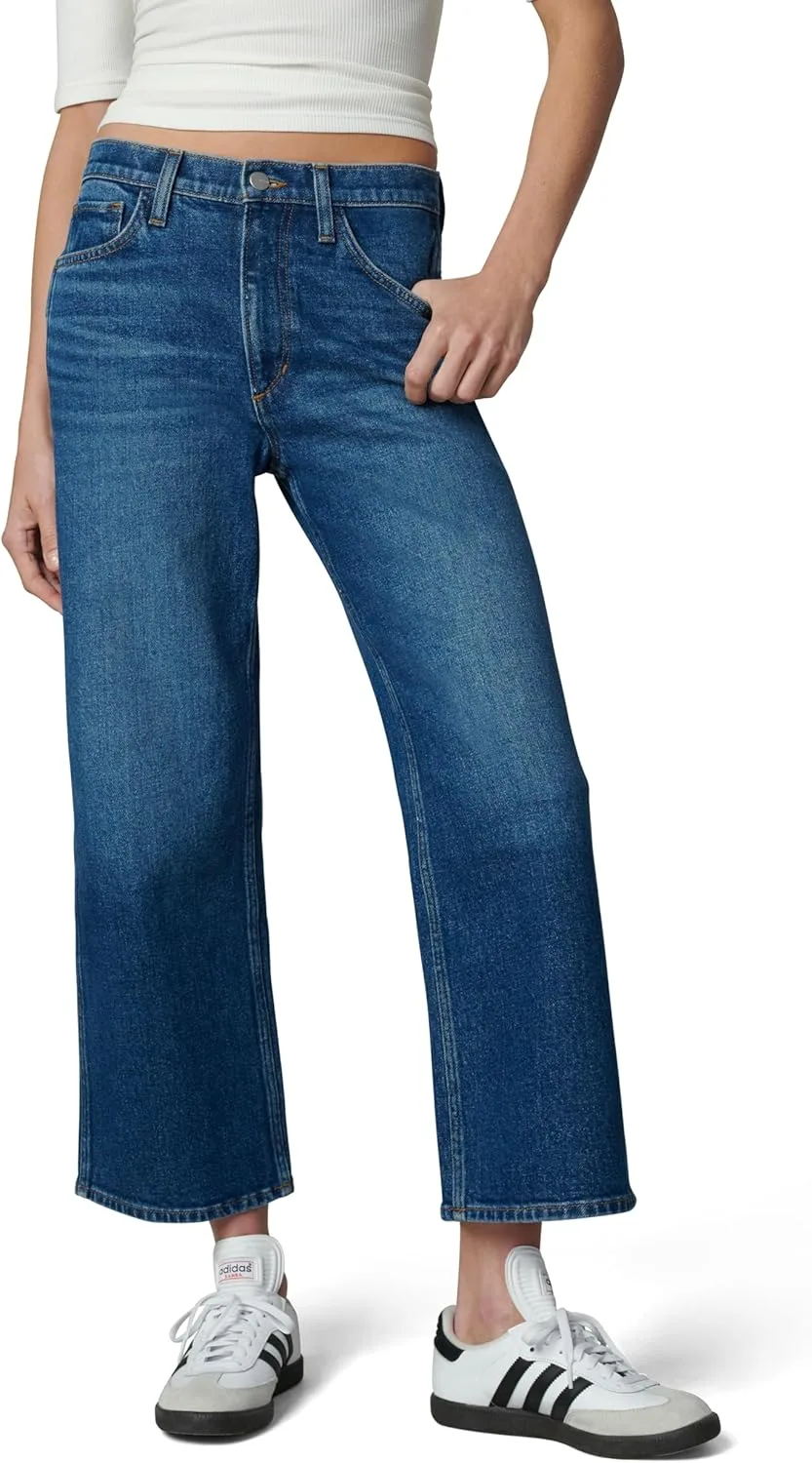 

Joe's Женские джинсы The Blake с высокой посадкой, укороченные, широкие