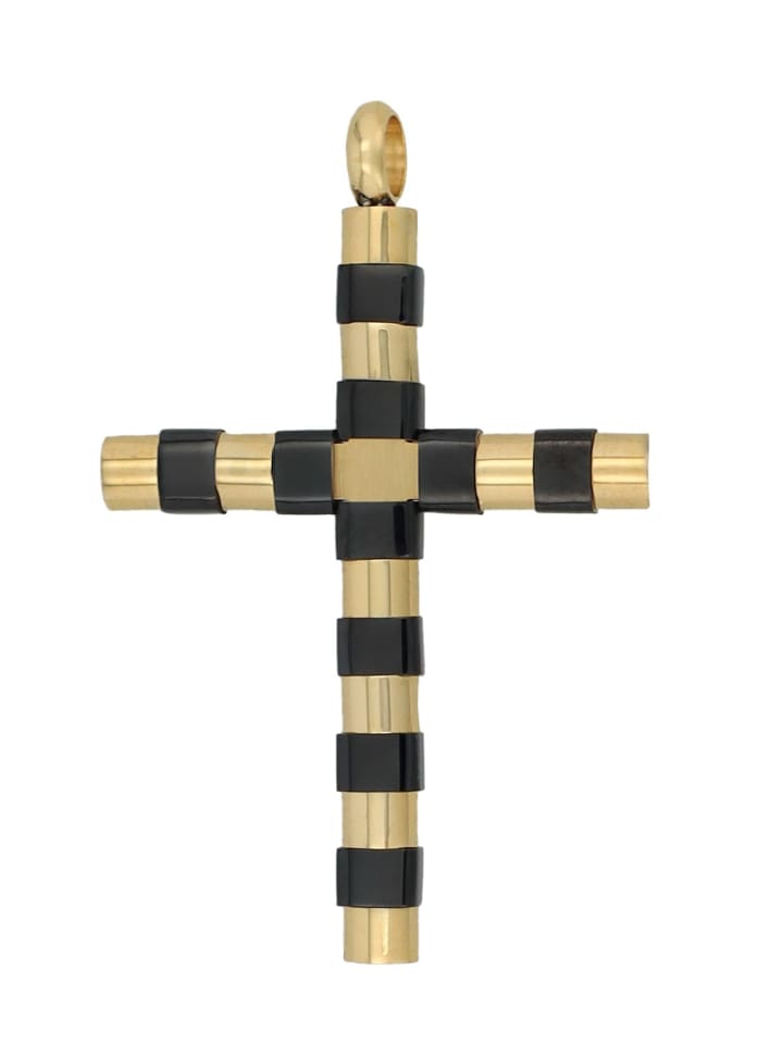 

Adeliás Мужской кулон - крест из нержавеющей стали, серебристый