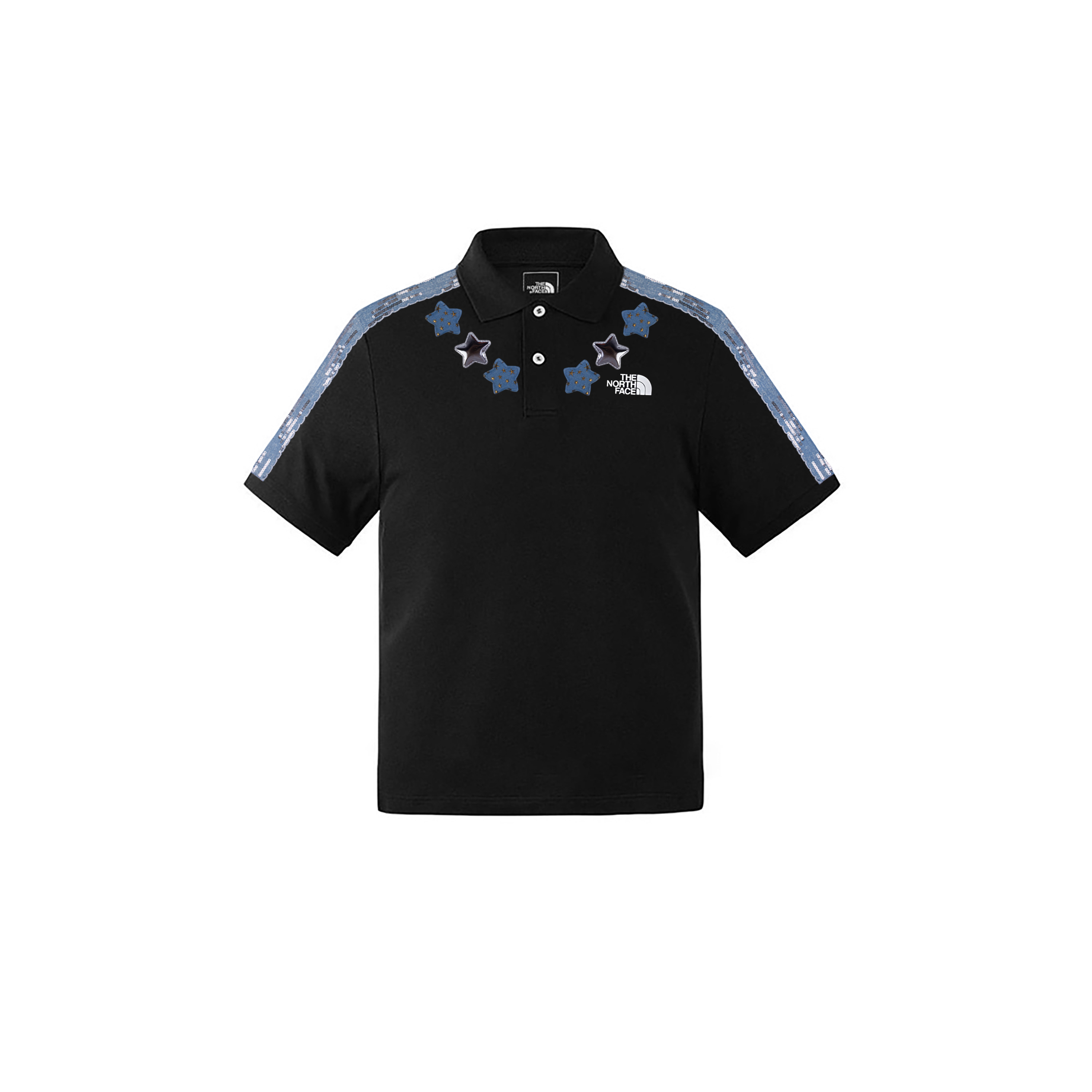 

Мужская поло с коротким рукавом THE NORTH FACE, черный
