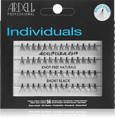 

Пучки ресниц без узлов Ardell Individuals, Short Black 56 szt.