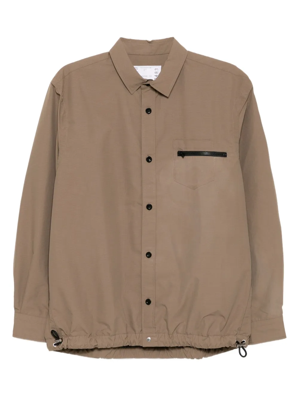 

Поплиновая рубашка SACAI, коричневый