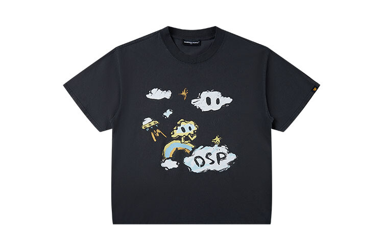 

Футболка унисекс DANGEROUSPEOPLE, Бежевый/Серый