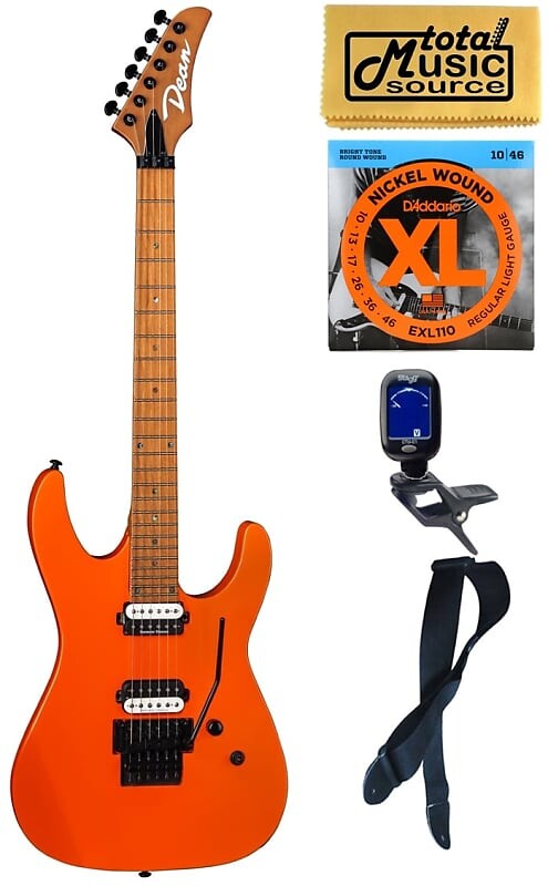

Электрогитара Dean Modern MD24 Roasted Maple Vintage Orange, Electric Guitar, Bundle