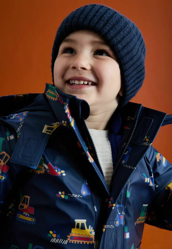 

Водонепроницаемая куртка 3-в-1 стандартного кроя Jojo Maman Bébé, Navy Transport