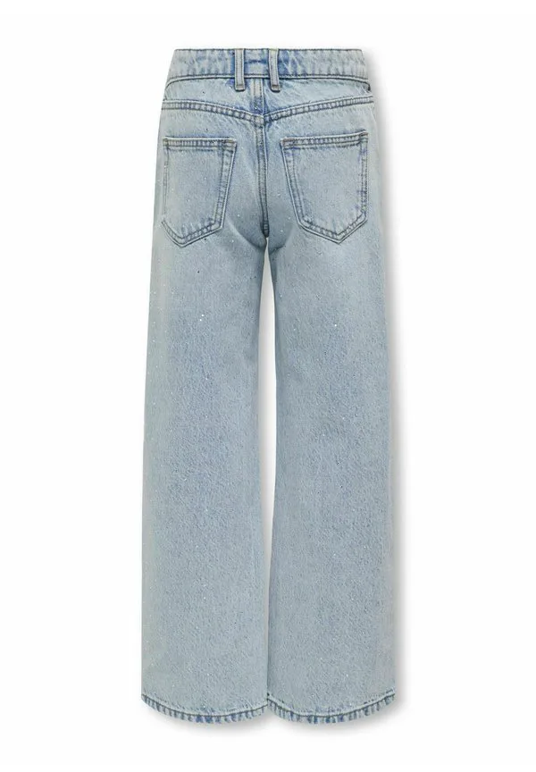 Джинсы прямого кроя mit weitem bein kogcobain geschnitten Only Girls, Light Blue Denim — фото 2