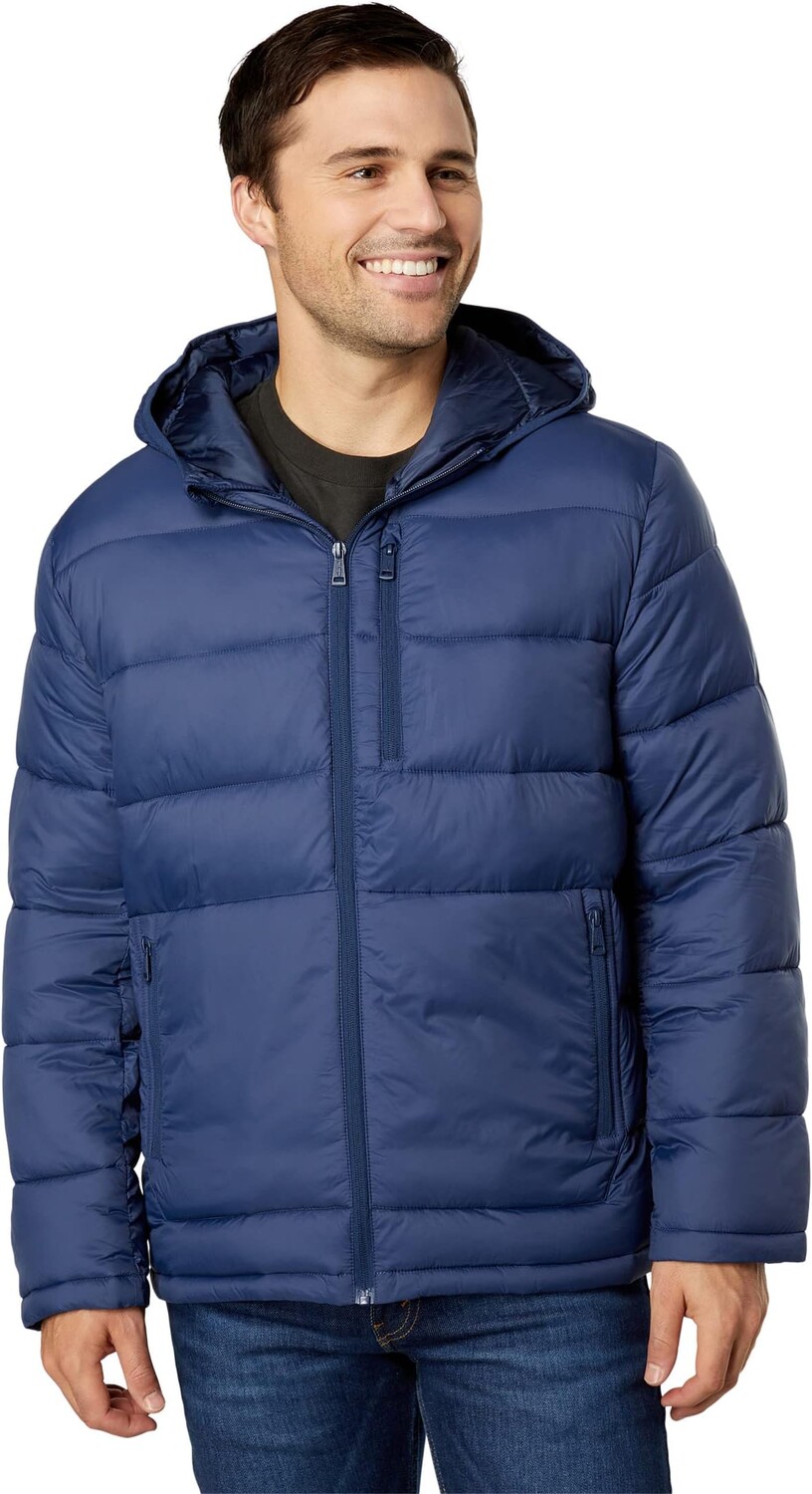 

Куртка Cole Haan Hooded Nylon Jacket, темно-синий