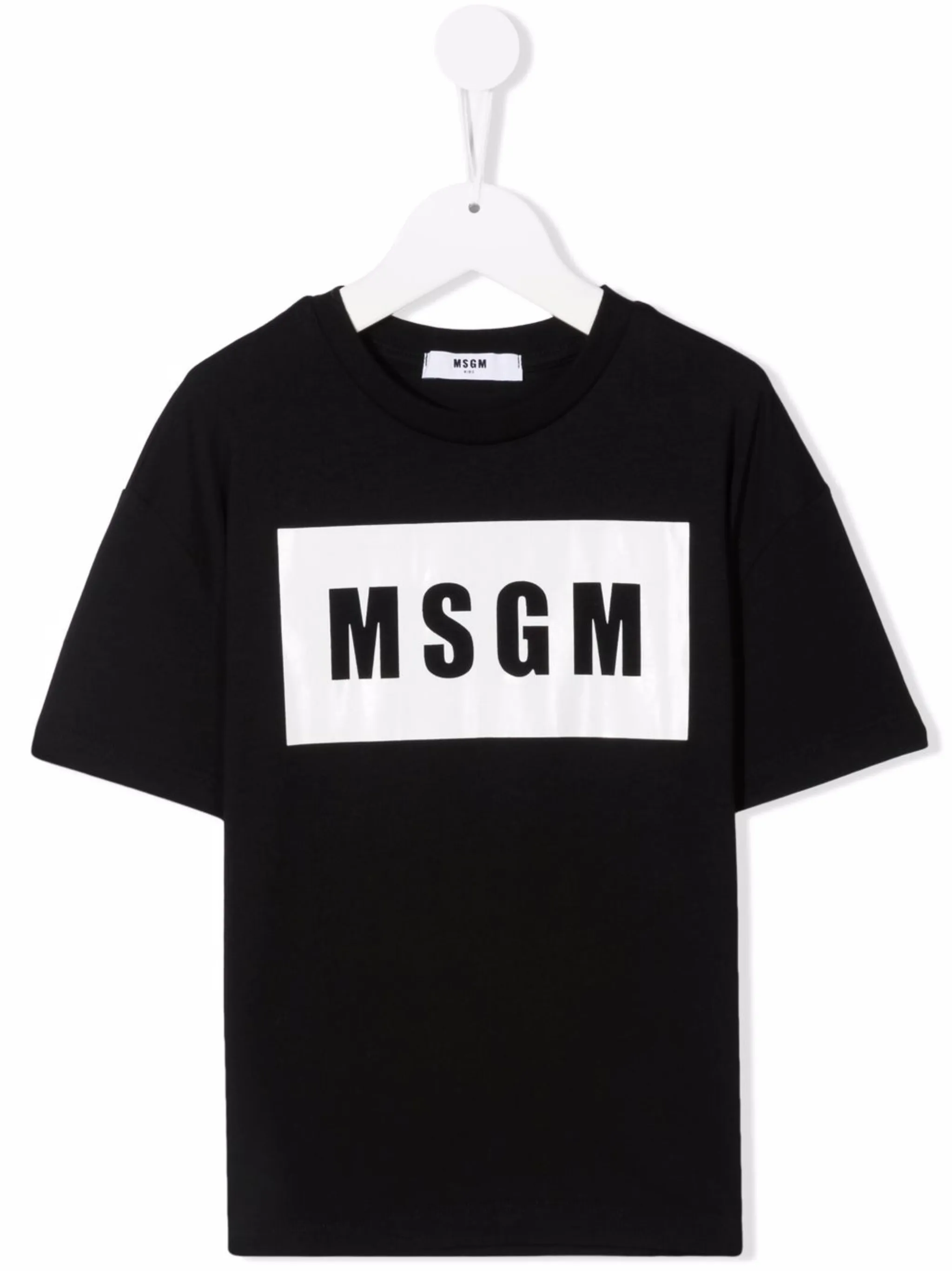 

Футболка с логотипом Msgm Kids, черный