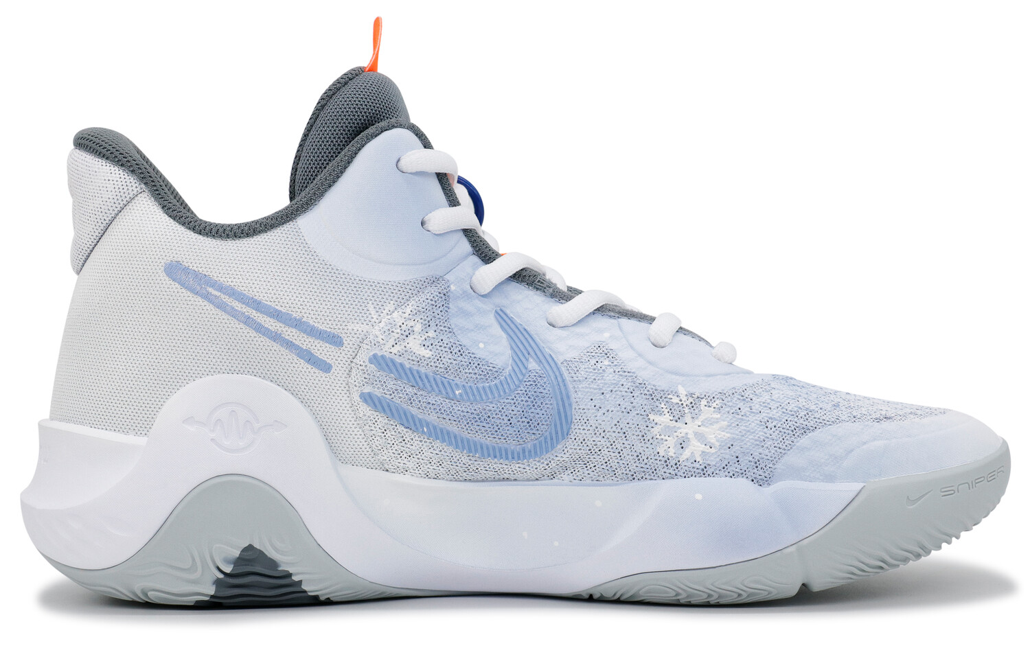 

Баскетбольные кроссовки KD Trey 5 IX унисекс средней высоты, цвет синий/серый/белый Nike