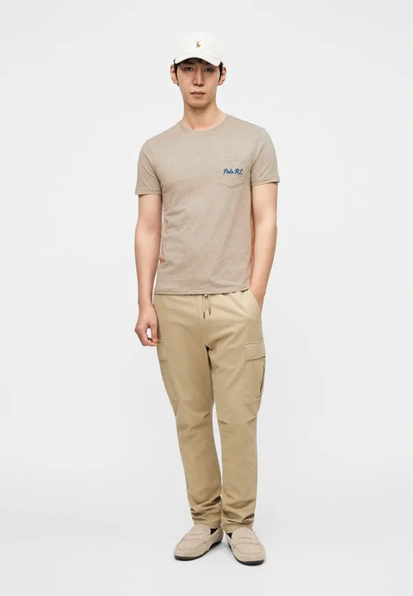 Футболка-Поло приталенного кроя с принтом медведя. Polo Ralph Lauren, Grey — фото 2