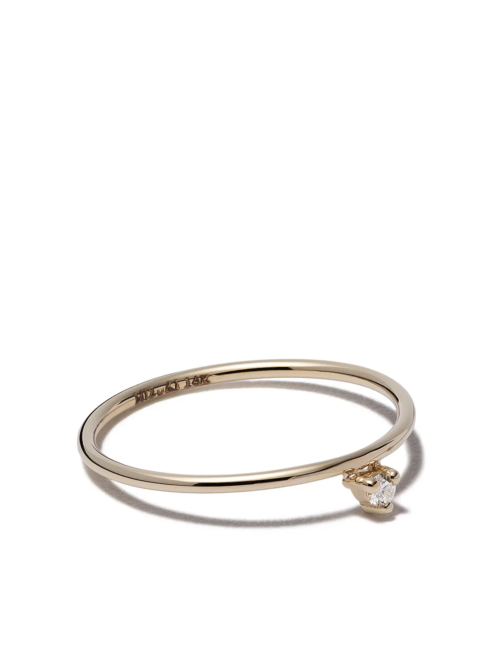 

Кольцо из желтого золота с бриллиантом Mizuki, золотой