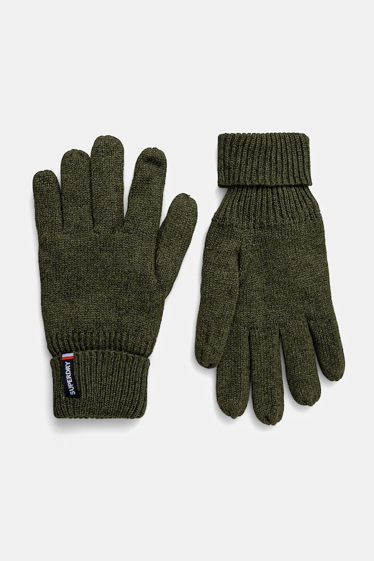 

Хлопковые перчатки Superdry, зеленый