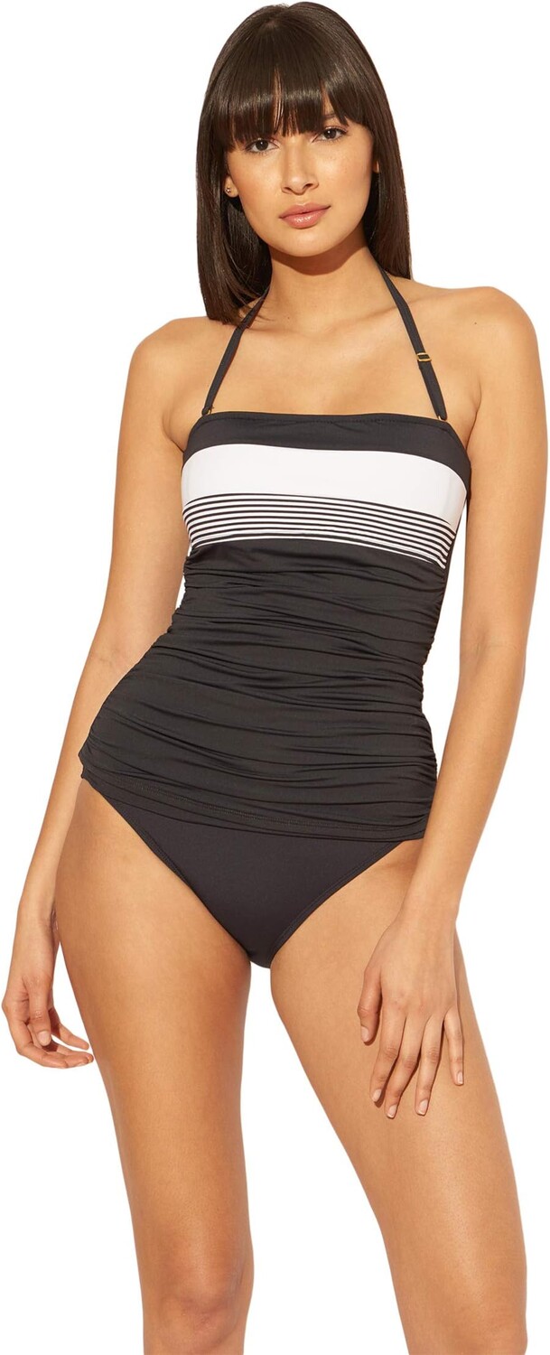 

Купальный топ Bleu Rod Beattie Inside the Lines Bandini Top, черный