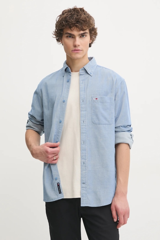 

Рубашка из вельвета Tommy Jeans, синий