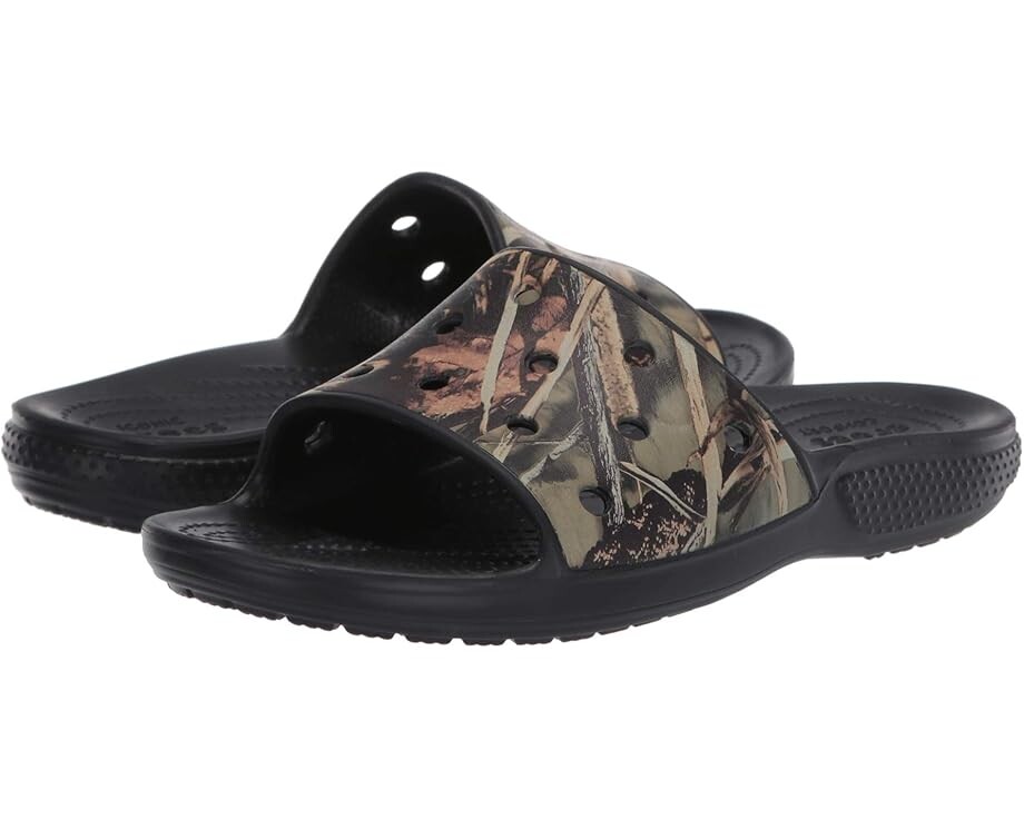 

Сандалии Unisex Crocs Classic ll Slide Realtree, цвет Black/Realtree