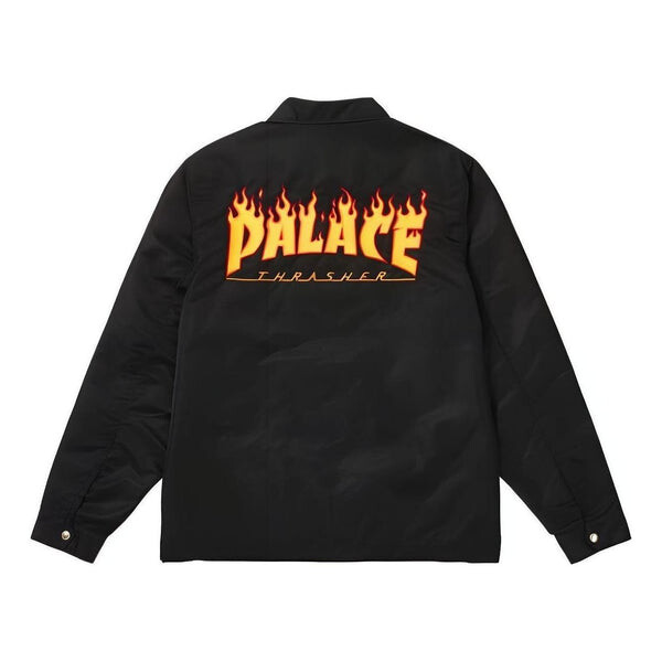 

Куртка x thrasher jacket 'black' Palace, черный