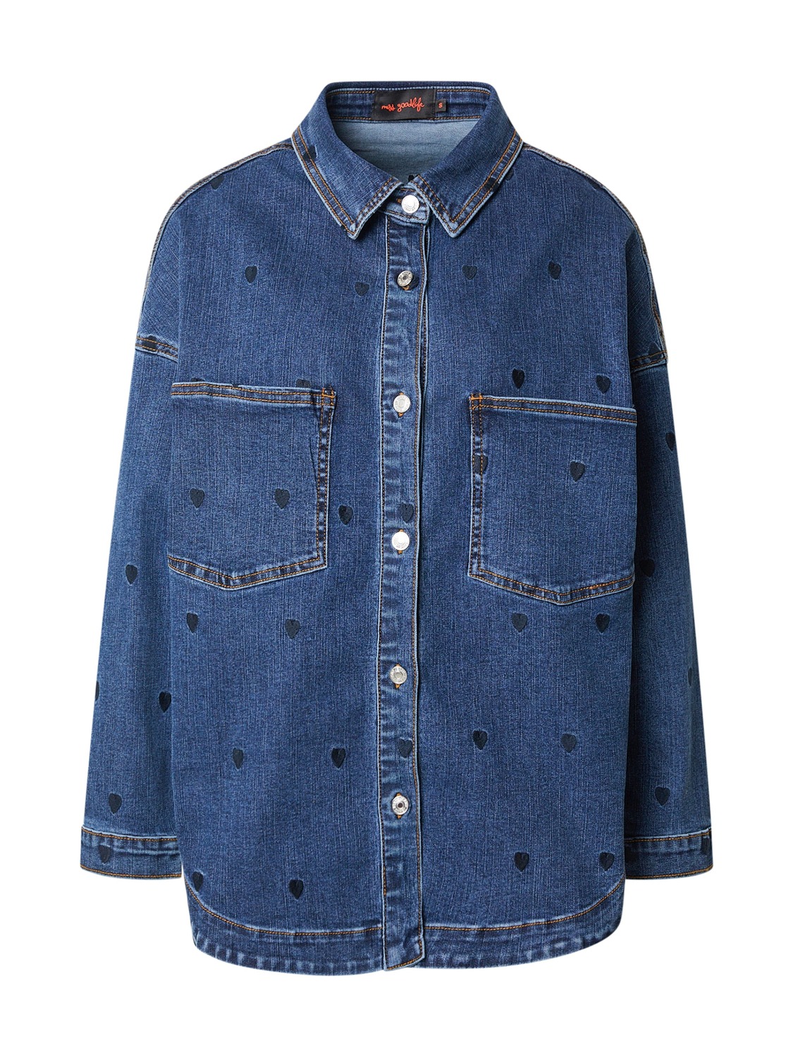 

Miss goodlife Блузка 'Hearts' в цвете Navy, Blue Denim