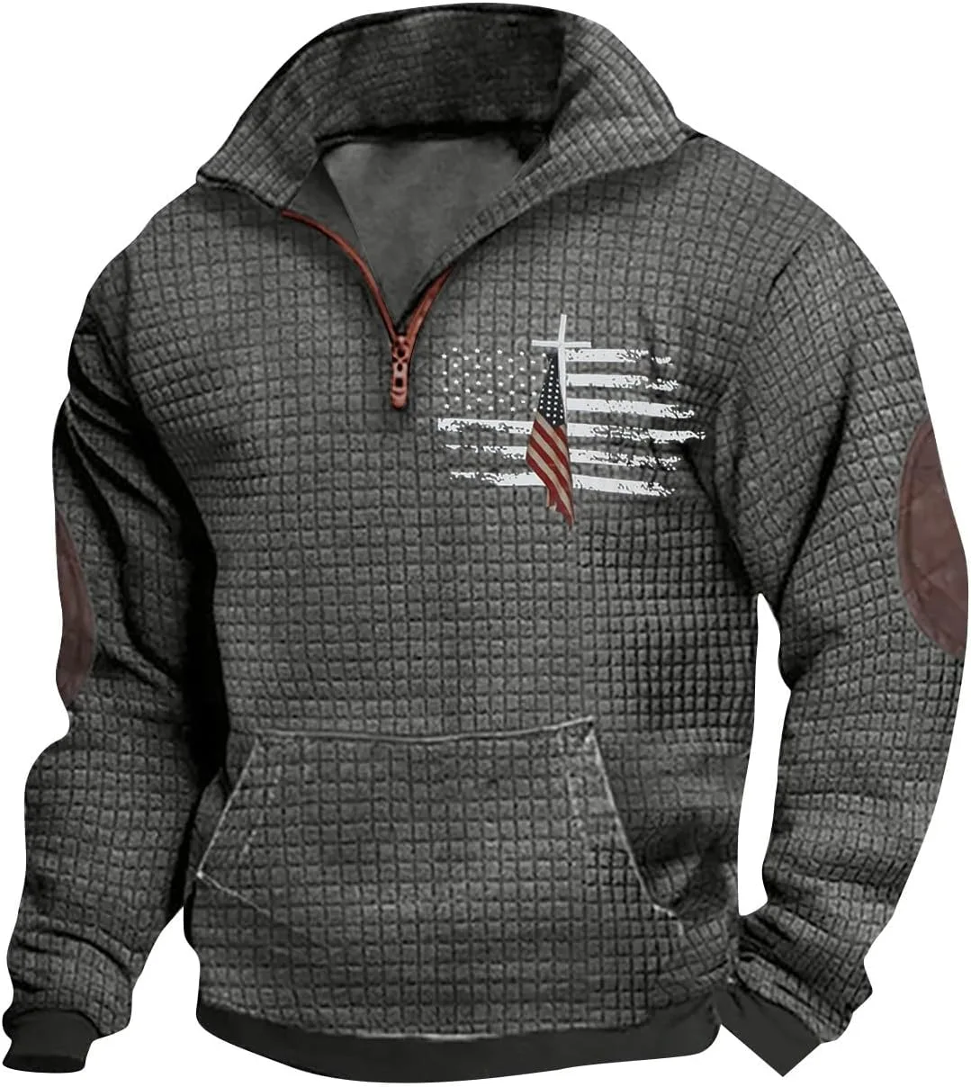 

Футболка Big and Tall для мужчин с принтом, без капюшона, с длинными рукавами Muscularfit