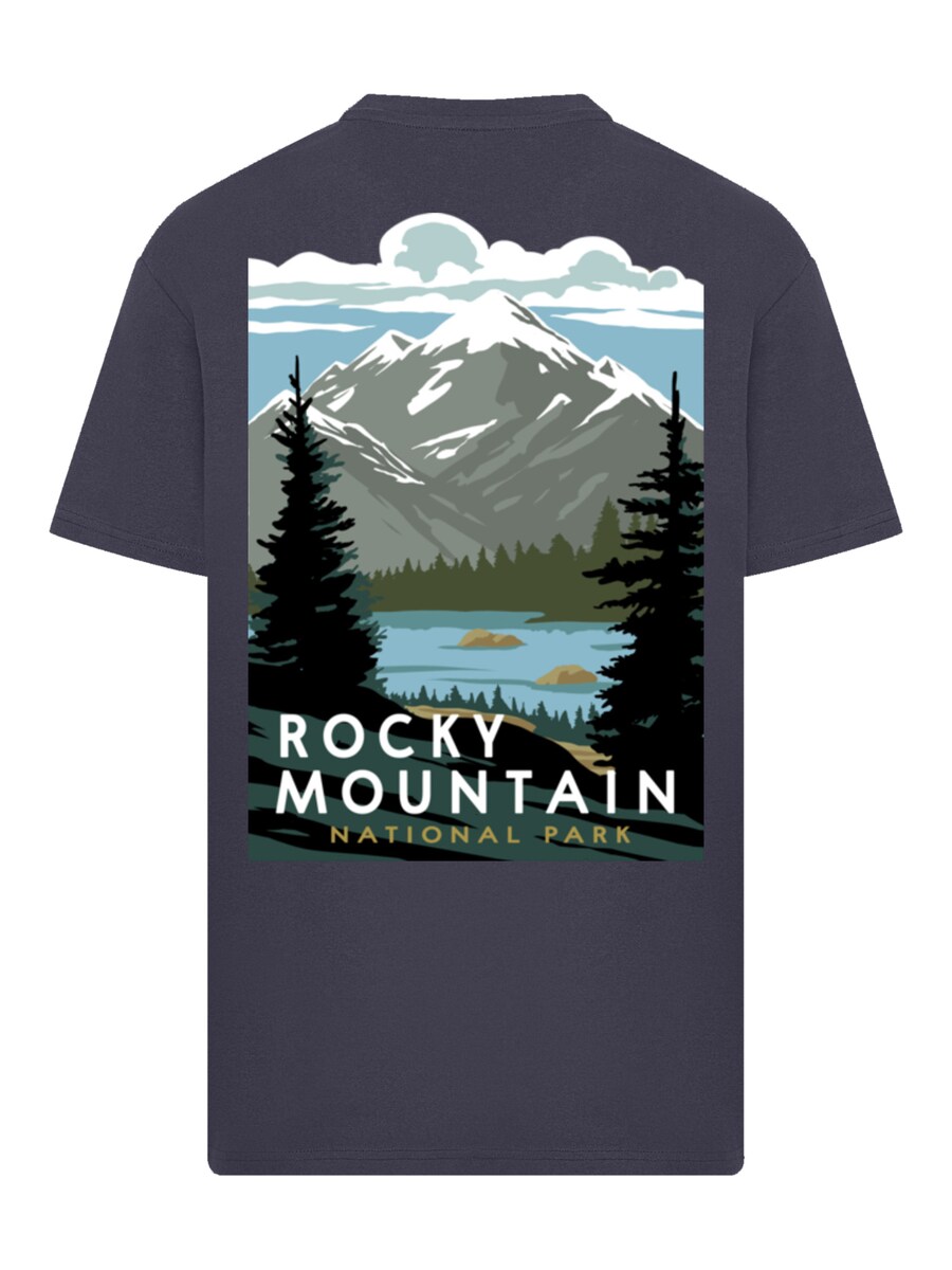 

Рубашка F4NT4STIC US National Parks Rocky Mountain National Park, светло-синий/темно-синий