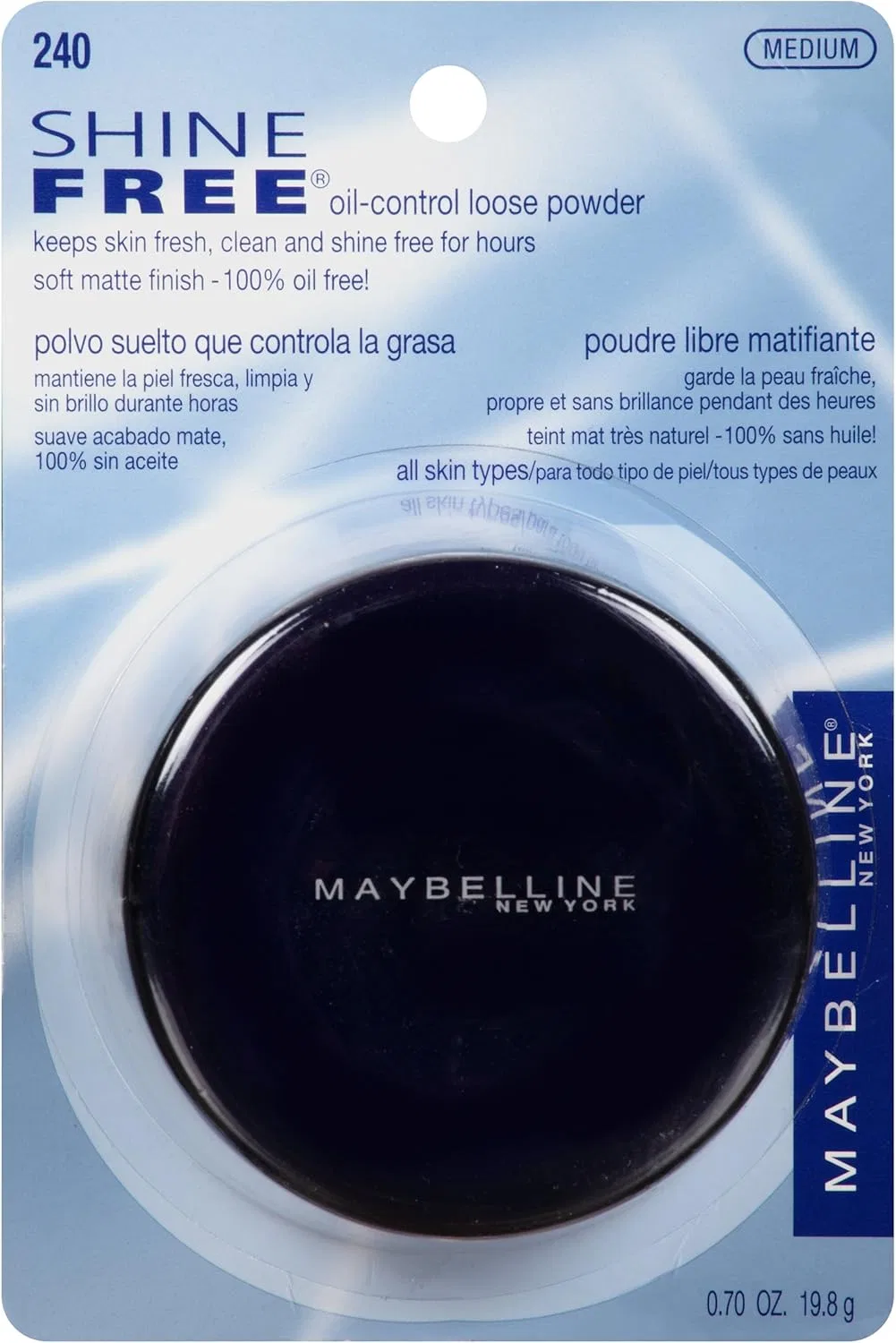 Пудра рассыпчатая Maybelline New York Shine Free Oil Control, Medium, 20 мл — фото 2