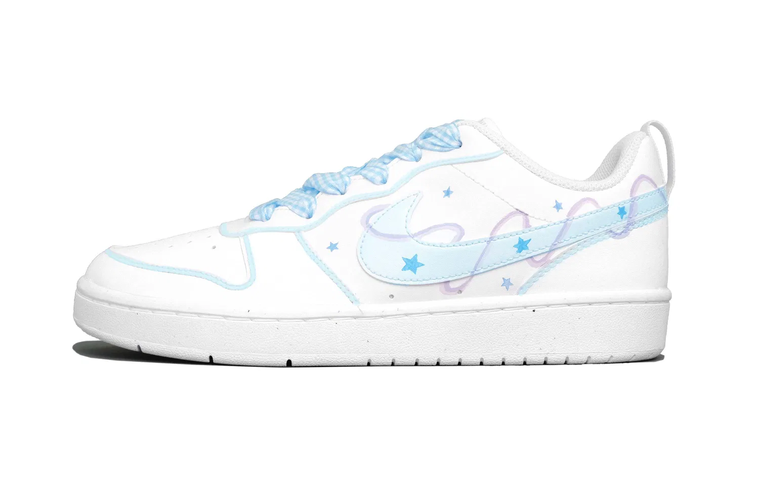 Кроссовки для скейтбординга Nike Court Borough Low детские голубые