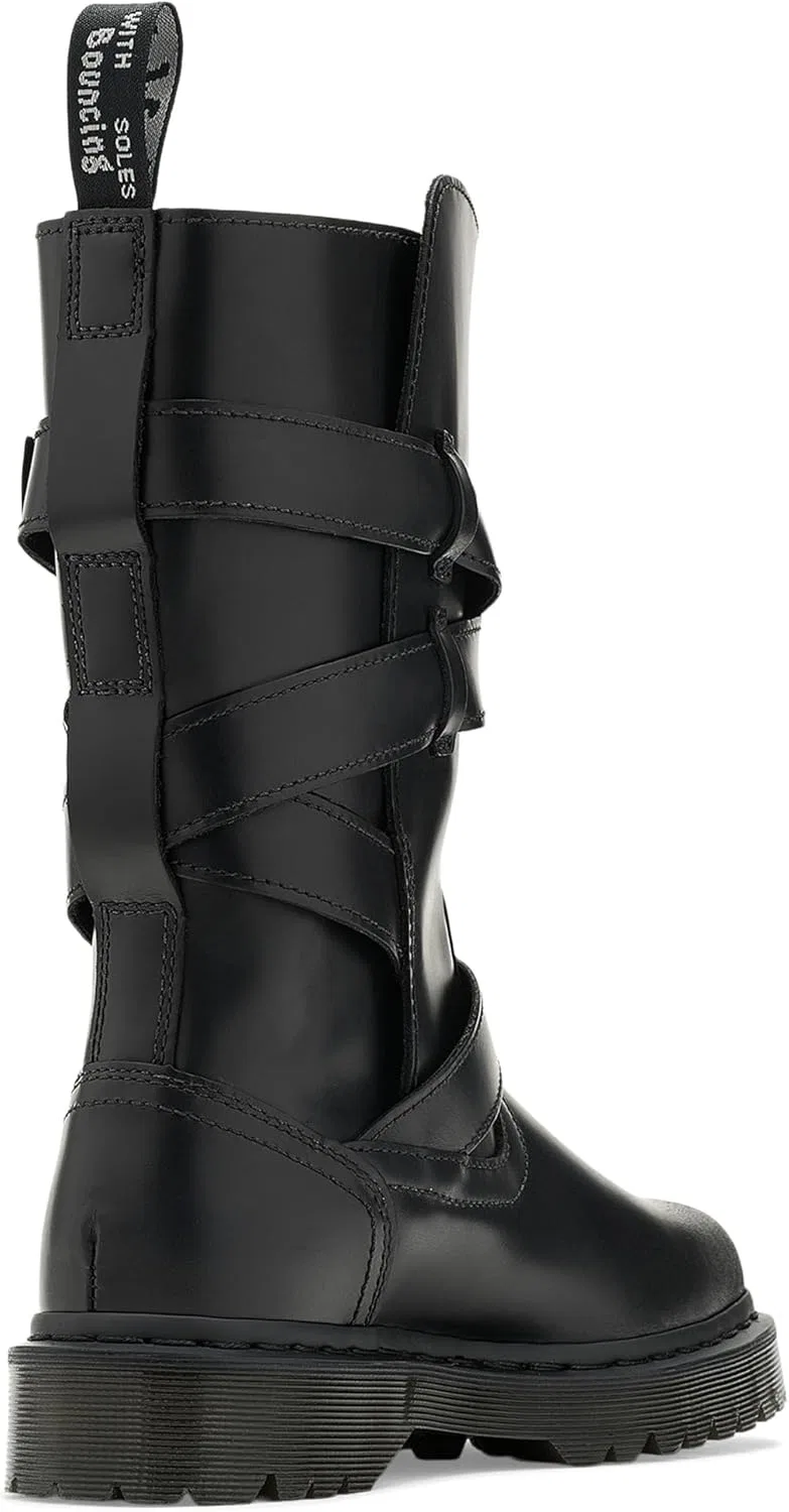 Ботинки Dr. Martens унисекс для взрослых с анистоноподобным ремешком, Black — фото 3